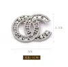 20 Style Elegant Brosches Fashion Mens Womens Brand Double Letter Pendant Brooche Sweater