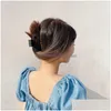 ヘアクリップバレット1pc黒い大きな髪の爪