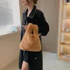 Torby wieczorowe Faux Fur Winter Women TOTE BAG 2023 Soft Słode Plush Ladies ramię samice Torebki Torebki Messenger 231117