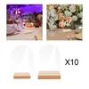 Party Decoration 10 Stks Clear Acryl Plaatskaarten Gast Borden Kaarten Voor Bruiloft Receptie