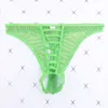 Open Crotch Man Hollow Pouch Underwear See Through Thong Brief Sexy Male G String Gay