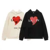 Designer Lanvins Klassieke Hoodie Letter Love Massaal Print Los Veelzijdig Heren Dames Liefhebbers Mode Vrije tijd Warm Trend Trui 947 32