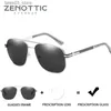 Sonnenbrillen ZENOTTIC Pilot verschreibungspflichtige Sonnenbrillen Herren UV400 Polarisierte Sonnenbrillen Myopie Brillen Markendesign Anti-Glare Fahren Sonnenbrillen Q231120