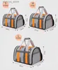 Cat Carriers Crates Houses Pet Outing Portable Cat Dogs Handbag Summer Breathable Carrier Travel Puppy Kitten Single Shoulder Bag Q231118