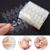 Stickers Decals 200/100/50Sheet Diy Double Sided Stickers Jelly Transparent Glue False Nail Gel Pad Press On Nails Manicure Accessories Tools 231117