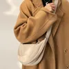 Evening Bags Casual Nylon Chest Hobo Crossbody Bag for Women Waist Half Moon Belt Fanny Pack Shoulder Tote Travel Shopper 231117