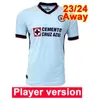 23 24 Version du joueur Cruz Azul Maillots de football CDSyC Mexique Ligue Pineda Romo ALVARADO RODRIGUEZHome Troisième maillots de football LIGA MX camisetas de futbol Kit