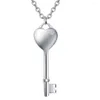 Chaînes Amour Coeur Clé Plaqué Argent Collier Vente Colliers Pendentifs /IGAMGUNI OVDBZZHV