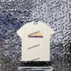 xinxinbuy Maglietta da uomo firmata Tee 23ss stella a cinque punte 1921 manica corta in cotone da donna Nero Bianco blu grigio albicocca S-XL