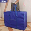 Duffel Bags Bolsa de viagem portátil de espessamento de grande capacidade Armazenamento de roupas dobráveis ​​Ponto à prova de poeira Magaria grande movimento