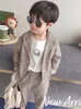 Clothing Sets Kid Boys Spring and Autumn Suit Boys Baby Suit Clothes 2023 new Kids Casual Clothing Tops+pants 2 piece set Formal wear