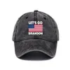 Bollmössor kan gå Brandon Baseball Cap Anpassa FJB Trump Supporter Rally Parade Cotton Hat Casual Drop Delivery Fashion Dhgarden DHVPF