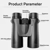 Telescopes 10x42 Binoculars Hunting and Tourism HD BAK4 Prism FMC Coating Lll Night Vision Professional Powerful Military Zoom Telescope 231117