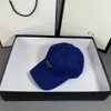 Cappellini da baseball firmati uomo e donna cowboy lavati vecchi due colori scuri con cappuccio regolabile