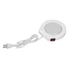 Tapis Chauffe-tasse Portable Lait Chauffant Tapis Chauffe Thé Café Pad Pour Bureau À Domicile CN Plug 220 V O