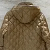 Женская пуховая куртка с капюшоном, уличные термопальто, модельерское пальто на талии, хлопковые пальто для девочек