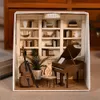 ArchitectureDIY House DIY 3D ensamblar casa de muñecas hecha a mano casa de madera kit de muebles en miniatura kits de construcción con LED para decoración del hogar regalo para niños 230417