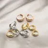 Bijoux de créateur de luxe femmes boucles d'oreilles pour hommes boucles d'oreilles en argent sterling pour femmes boucle d'oreille en or femme bijoux moissanite hommes boucles d'oreilles en perles boucle d'oreille westwoods ne se décolore pas