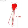 Kite Accessories 4M Large Octopus Kites With Handle Line Flying Toys Kids Outdoor Sports Summer Beach Game Walk In Sky Nylon Skeletonless KiteL231118