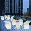 Deluxe Party Dekoration LED Leuchtender Pflaumenblüten Tisch Stuhl Outdoor Balkon Aktivitäten Lässige Möbel KTV Bar Supplies