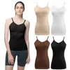 Shapers feminino Shaper Feminino Tummys Controle Braço acolchoado Camisole Camisole Tanque de compressão Tampa da parte superior do suor Cinncher Terno para mulheres altas