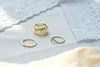 Bant halkaları rahat giymek için rahat 925 katı gümüş klasik tiara parlak parıltılı parmak yüzüğü orijinal kadın takı hediyesi Günlük Yaşam Sahneleri AA230417