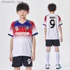 Maillot de football pour enfants à collectionner Maillot de football personnalisé pour garçons Ensemble uniforme de football à séchage rapide Maillot de football pour enfants Breathab Q231118