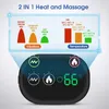 Leg Massagers Electric Heating Shoulder Massager Compress Joint Therapy Pad Vibration Massage Arthritis Pain Relief Health Care 231117