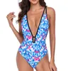 Maillot de bain AROHA Sexy femmes s Vintage col en V profond maillot de bain dos nu taille haute 230418