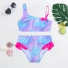 2022 Swimsuit Girls Tassel Tankini Suit 2-16y Two-pieces Fashion Swimsuit For Girls Summer Beach Wear Children Bathing Suit H1 SwimTwo-Piece Suits Sportswear