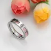 Bröllopsringar 2st Pink Tree Camo Inlay Titanium Par Ring Set Women Cubic Zirconia Band Men Engagement Smycken Lover Alliance