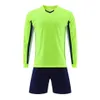 Camisetas ao ar livre personalizado adulto crianças camisas de futebol uniformes mangas compridas treino meninos meninas futebol goleiro roupas conjuntos de treinamento 231117