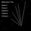 WLYeeS 5Pcs Central Opening Curved Beading Needles Stainless Steel Tools Pins for bead Threading String Cord Easy Jewelry Making Jewelry AccessoriesJewelry Tools