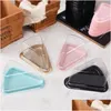 Packing Boxes Transparent Cake Box Cheese Triangle Cakes Color Blister Restaurant Dessert Packaging Drop Delivery Office Sch Dhgarden Dhchl