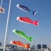 Acessórios de pipa 40cm japonês carpa windsock streamer bandeira de peixe kite cartoon peixe colorido windsock carpa vento meia bandeira presente para crianças kidsl231118