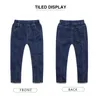 Jeans IENENS 5-11Y Young Fashion Pantaloni lunghi in denim Ragazzi Slim Jeans dritti Boy Pantaloni casual Bambini Baby Bambini Pantaloni classici 230418