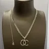 19 style mode femmes collier de perles marque chaîne pendentif 40 cm avec logo taille officielle 925 argent o-c pinzircon lettre collier chaîne cubaine style hip hop ne se décolore jamais
