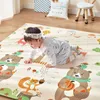 Play Mats 200x180x1cm Baby Foam Play Mats Playmat Floor Mats Carpet XPE Mats Floor Crawling Rugs Mat Foldable Baby Mat Gift For Kids 230417