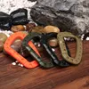 5 PCS Outdoor Plastic Carabiners Hanging Buckle Hook Keychain Bushcraft Survival Tool Camping HikingOutdoor Tools sports entertainment