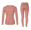 Roupa interior térmica feminina Merino Wool Base Layer Set Mulheres 250G Peso Médio Top e Bottoms Antiodor Quente 231117