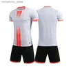 Collectable DIY Kinderen Mannen Jongens Voetbal Kleding Sets Korte Seve Kids Voetbal Uniformen Volwassen Kinderen Voetbal Trainingspak Jersey Q231118