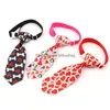 Hundebekleidung, die handgemachte Sommer-Art-Haustier-Hundebekleidung-Welpen-Katzen-Fliegen-justierbare Fliegen-Bowknot-Katzen-Halsband-Haustier-Pflege-ACC druckt Dhwjb