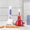 Toothbrush Holders Toothbrush Holders Bathroom Accessories Set Rolling Tootaste Squeezer Tube Tootastes Tooth Paste Squeezers Dispense Dh2Pz