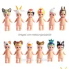 Figuras de brinquedo de ação Sonny An Animal Sweet Animal Marine Series PVC Kawaii Cookie Popcorn Mini Modelo Colecionável Crianças Toys Doll Presente LJ2 DHL9Z