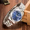 Montre de Luxe Mens Watches 41mm自動ムーブメントフルステンレス鋼の時計2813機械的腕時計防水ラミナス