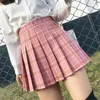 Jupes Jupe féminine Shorts hauts hauts A-line Étudiant Plaid Plaid Plaid pour femmes vêtements Dance mini jupes Kawaii Faldas 230418