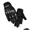 Gants de moto Cyclisme Cam Sports Tactique Brass Knuckle Vélo Combat Auto-Défense Cycl Chasse VTT Accessoires De Vélo Drop Del Dhrnj