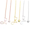 Kolye Kolyeleri 1 PC EKİPMANLI KALP STETOSCOPE GEÇİŞİM KEWELRY Öğrencisi Bijoux Femme Mezuniyet Hediyeleri