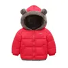 Down Jas Winter Dikker Kinderen Jassen Meisjes Jassen Jongens Plus Fleece Peuter Capuchon Bovenkleding Baby Kinderkleding 231117