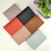 Wallets Solid Color Glossy Small Wallet For Women Short Simple Women's Purse With Buttons Driver's License Card Bag